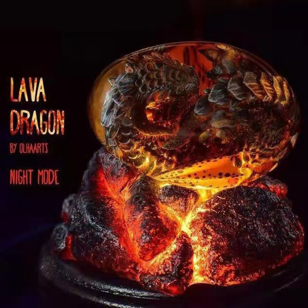 Lava Dragon Egg - Perfektes Geschenk für Drachenliebhaber