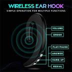 Drahtloser Bluetooth-Kopfhörer mit Knochenleitungskabel
