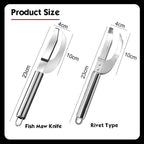 🎣🐟Edelstahl 3-in-1 Fischschupper