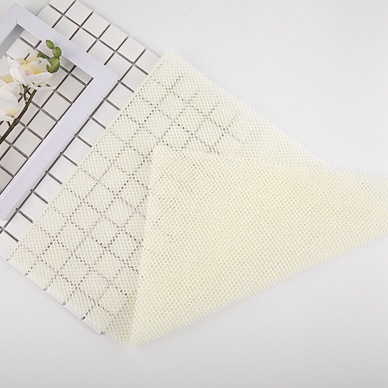 Peeling Waschlappen Rücken abreiben und einschäumen