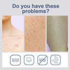 Peeling Waschlappen Rücken abreiben und einschäumen