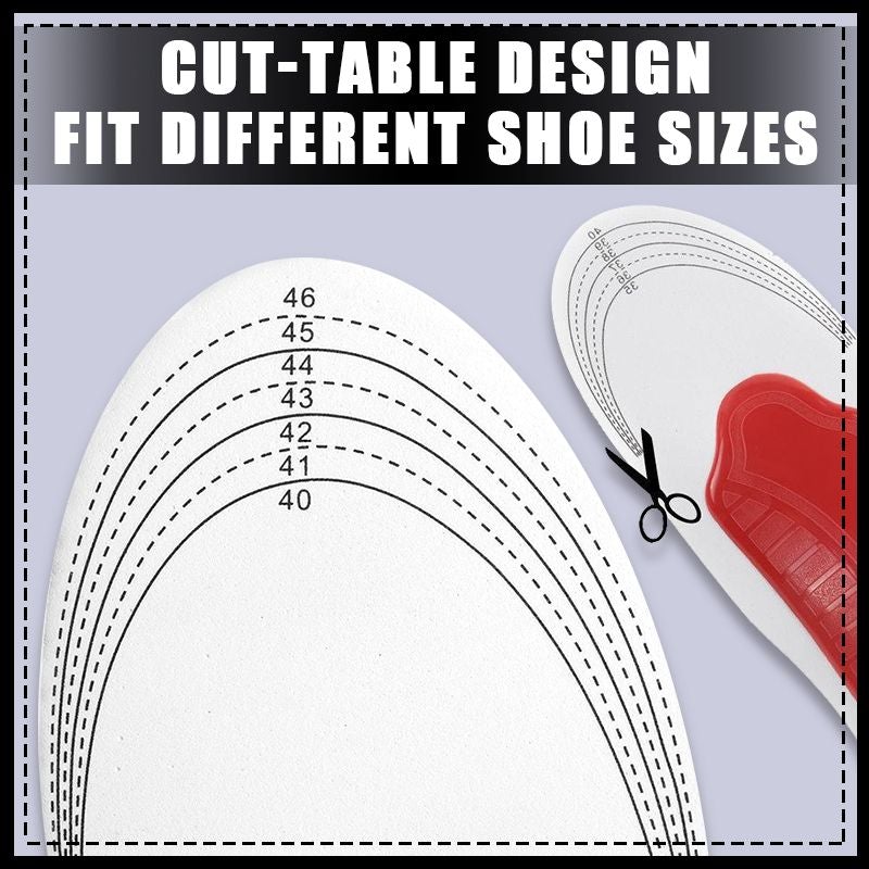 Fußgewölbe stützende Einlegesohlen