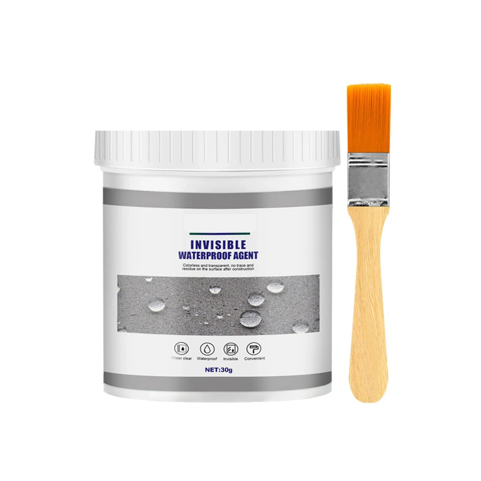 Wasserdichtes und auslaufsicheres Mittel