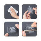 Nagelfreie verstellbare Gardinenstangenhalter