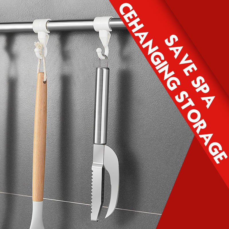 🎣🐟Edelstahl 3-in-1 Fischschupper