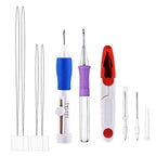 （HEUTE 60% AUSGESCHLOSSEN）Regenbogenfarbenes Stickerei-Einfädelwerkzeug 136 Sets