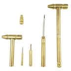 Ideales Geschenk - 5 in 1 Mini-Hammer- und Schraubendreher-Handwerkzeug-Set