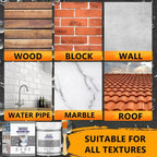 Wasserdichtes und auslaufsicheres Mittel