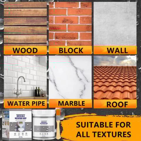 Wasserdichtes und auslaufsicheres Mittel