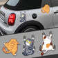 Niedliche Katzen-Cartoon-Aufkleber für Autos