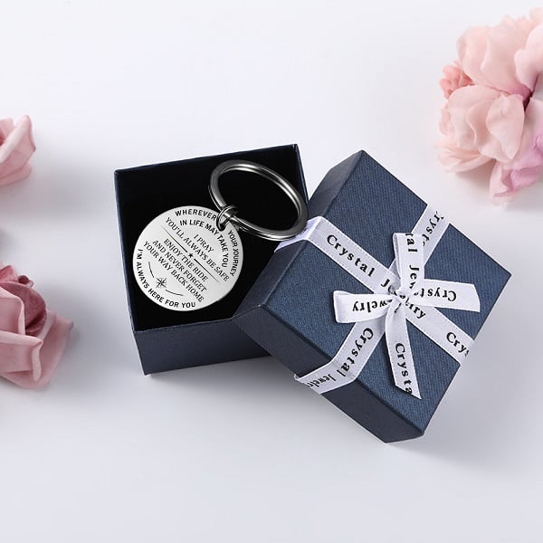 „Ich bete, dass du immer sicher bist“ Schlüsselanhänger